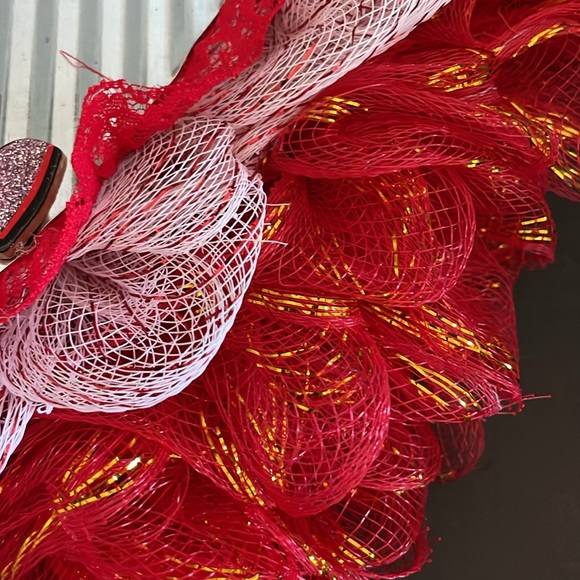 HANDMADE by ME HEART/GNOME  WREATH - Picture 4 of 5